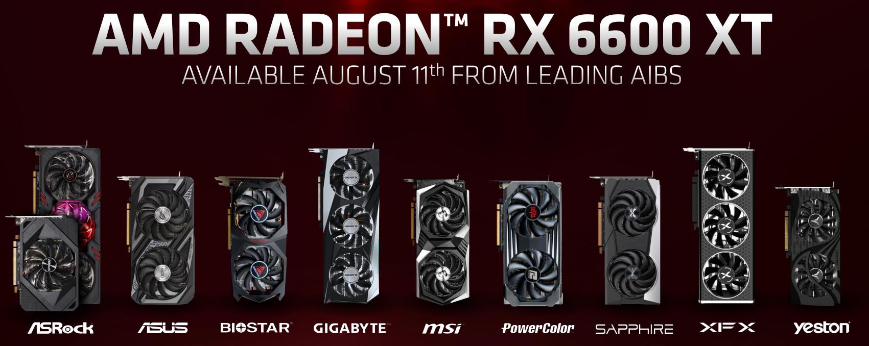 Qui veut du custom d'AMD RX 6600 XT bien frais ?