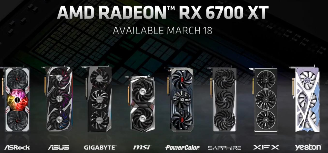 La AMD RX 6700 XT dans tous ses états !