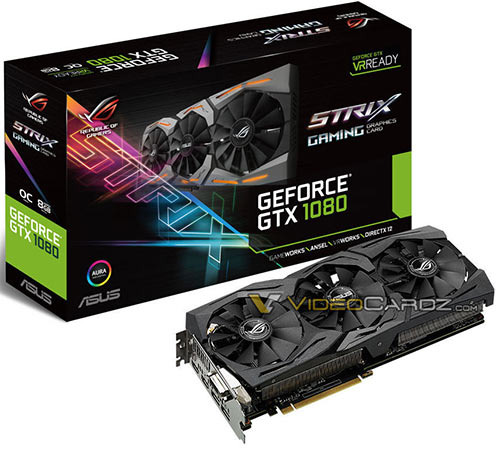 asus gtx1080 strix vdcz