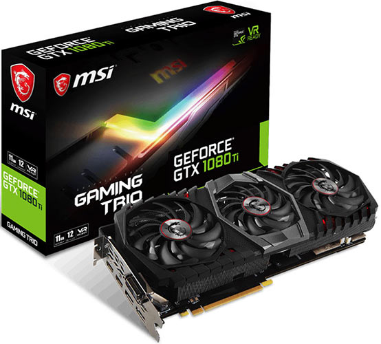 msi gtx1080ti gaming trio