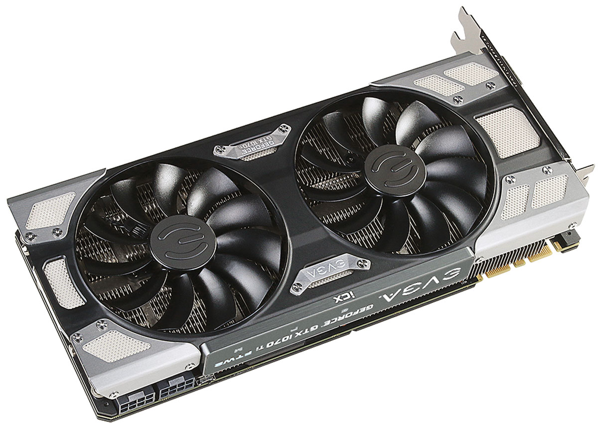 evga gtx 1070 ti ftw2 3/4 arrière