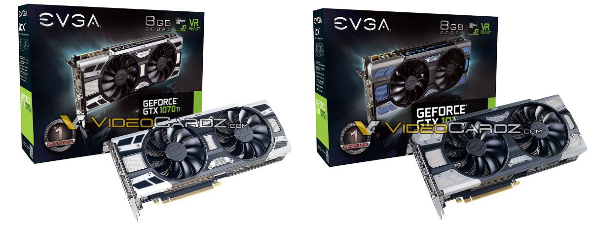 Une paire de GTX 1070 Ti EVGA