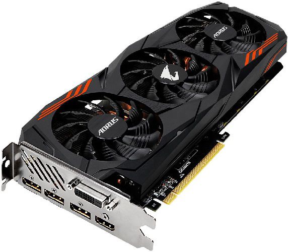 gigabyte aorus geforce gtx 1070 ti connectique