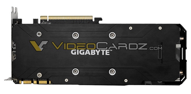 GIGABYTE GTX 1070 Ti de derrière ! 