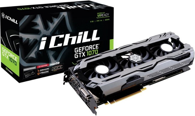 inno3d gtx 1070 ichill x3 box