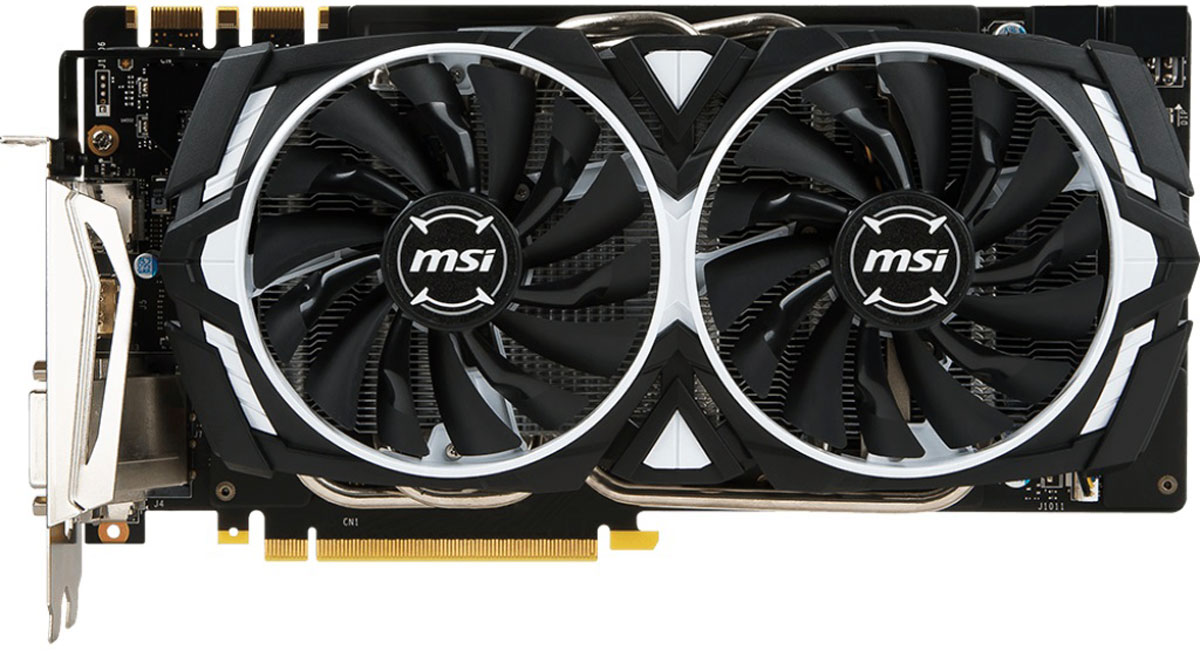 msi gtx 1070 ti armor face