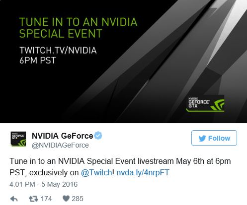 nvidia twich 6mai2016
