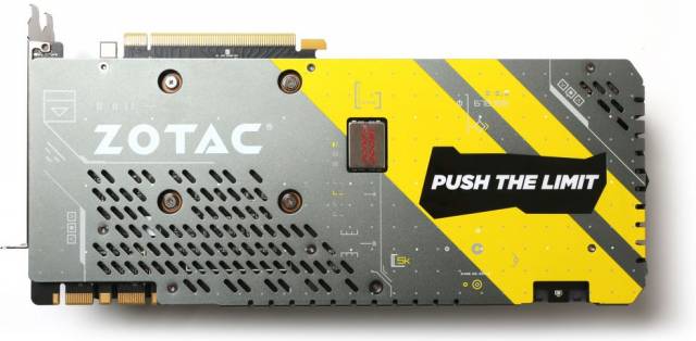 zotac gtx 1070 gddr5x amp extreme core backplate