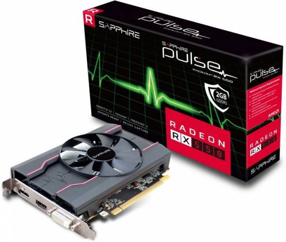 sapphire rx 550 pulse 640 stream polaris 11