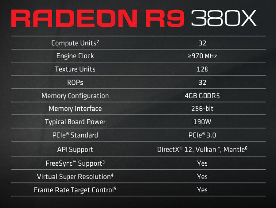 amd r9 380x specs