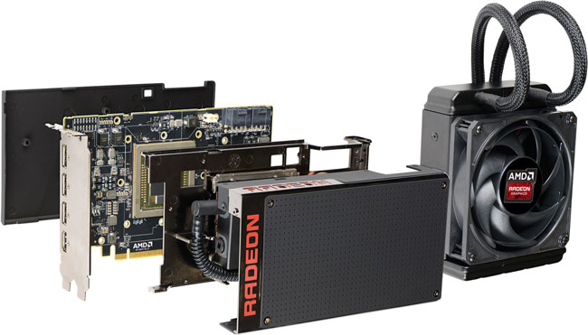 amd fury x vue éclatée [cliquer pour agrandir]