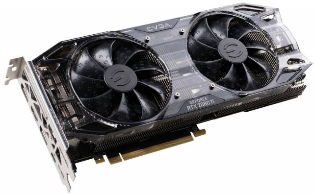 evga rtx 2080 ti black edition gaming front