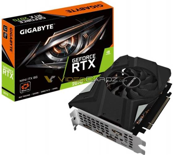 gigabyte rtx 2070 mini itx videocardz