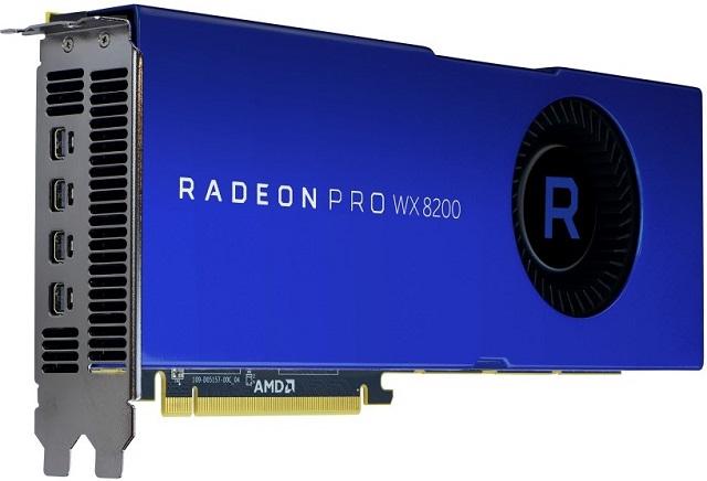 amd radeon pro wx 8200 vue