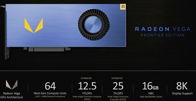 amd radeon vega frontier spec fda17