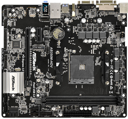 asrock ab350m hdv