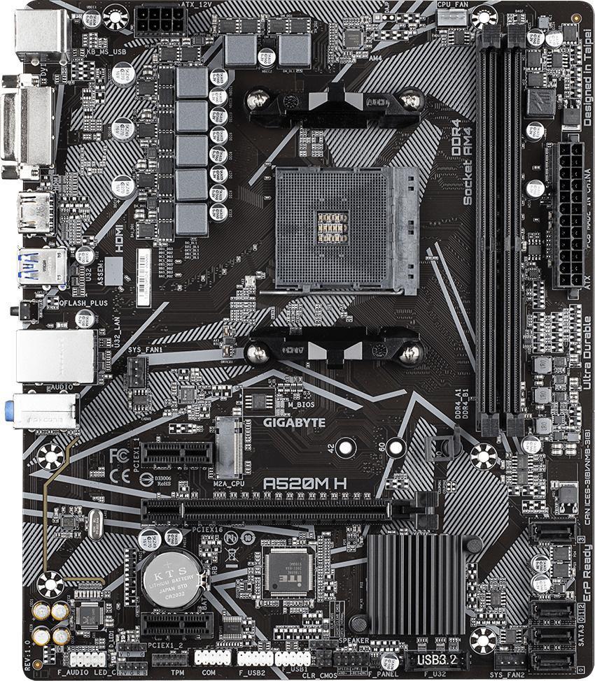 gigabyte a520m s2h