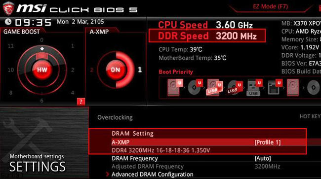 msi am4 bios axmp