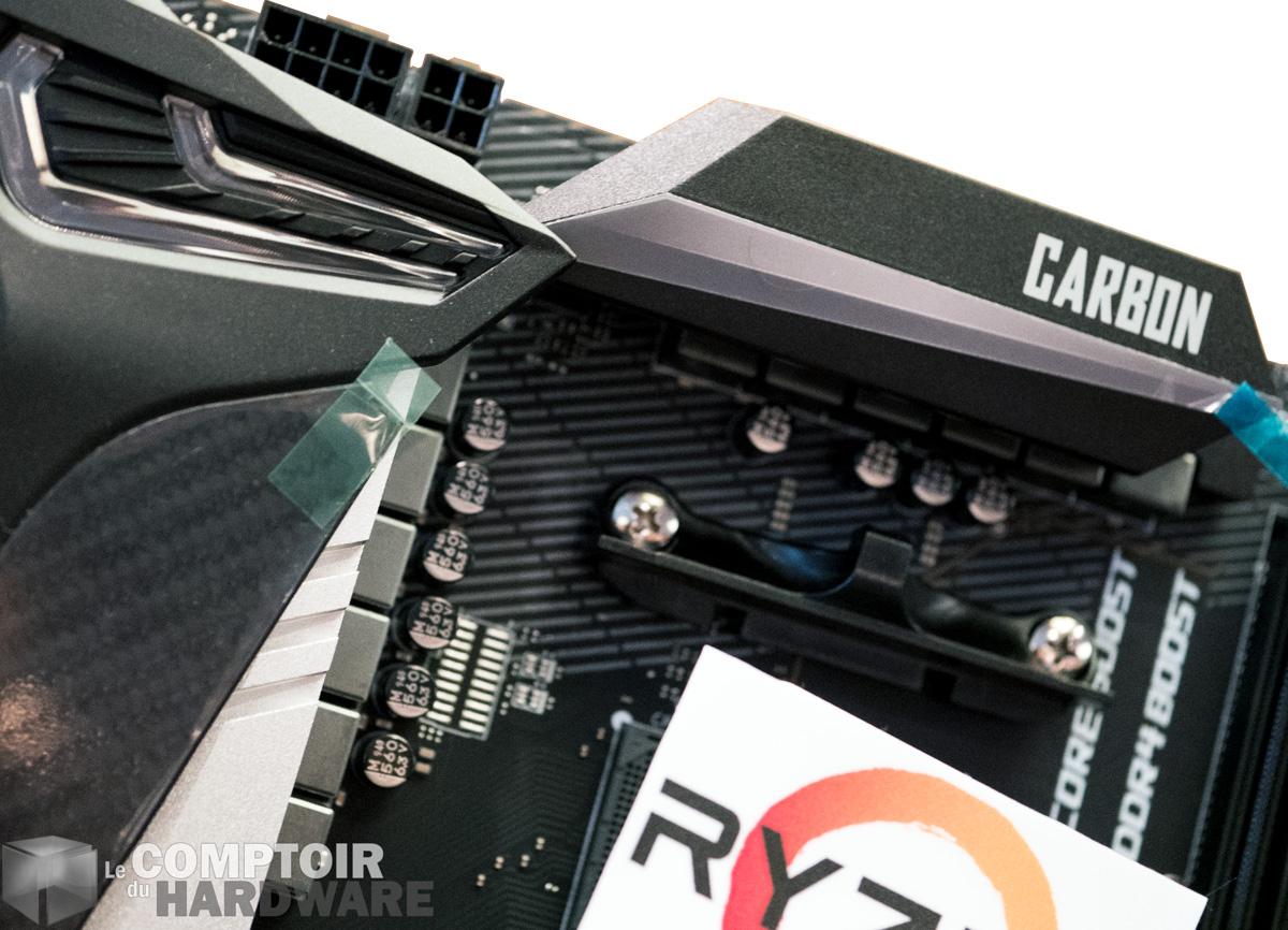 msi x570 pro carbon - aperçu du circuit d alimentation