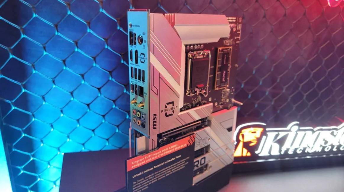 msi z790 project zero plus camm2 computex 2024
