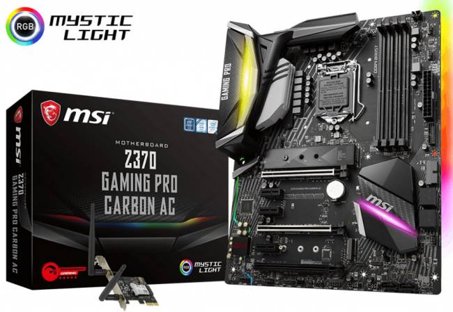 msi z370 gaming pro carbon ac avec boite