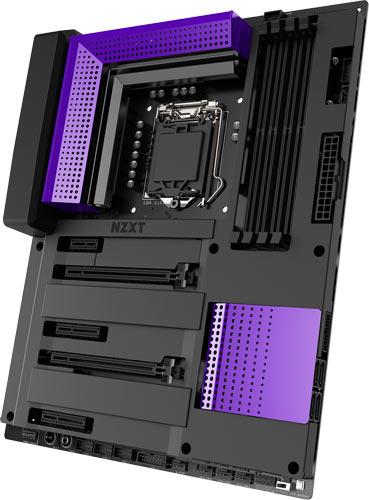 nzxt n7 z370 radiateur violet