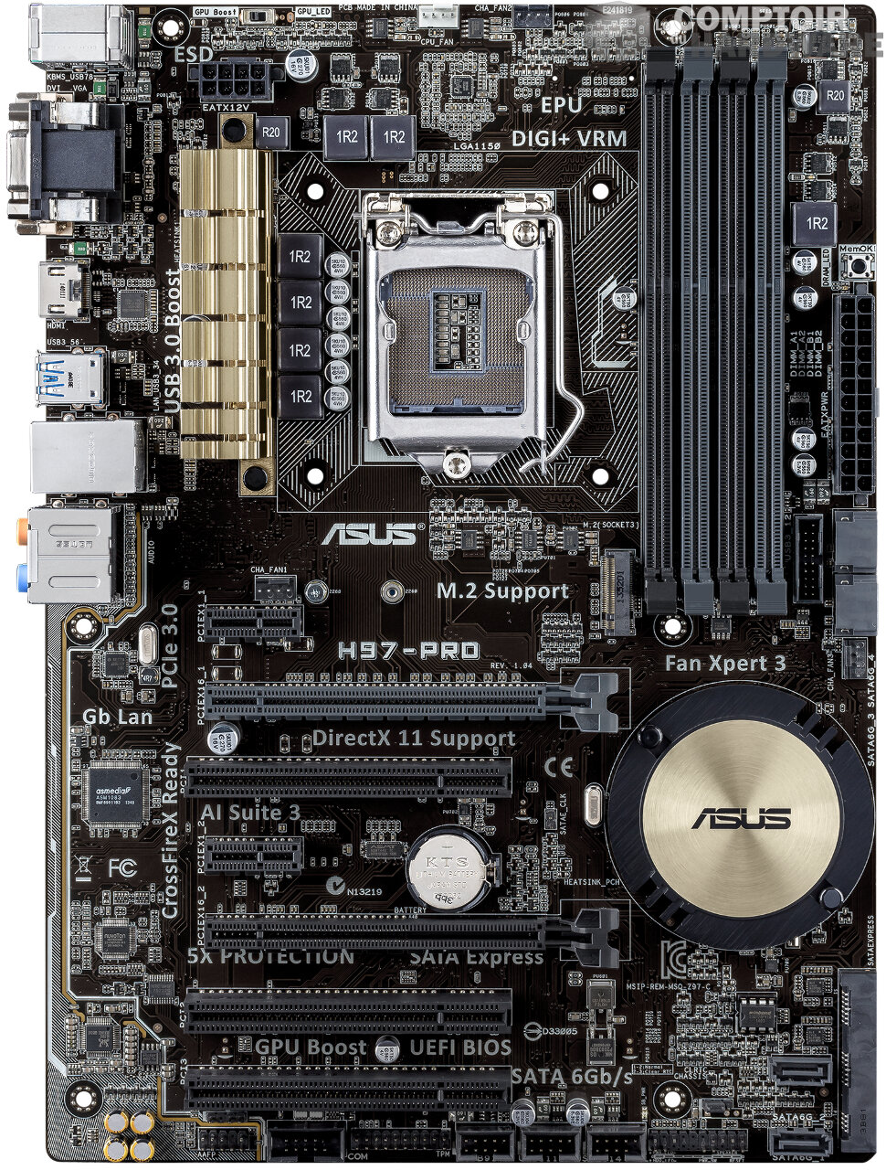 Carte mère ASUS H97 PLUS + RAM NON TESTÉ NOT TESTED