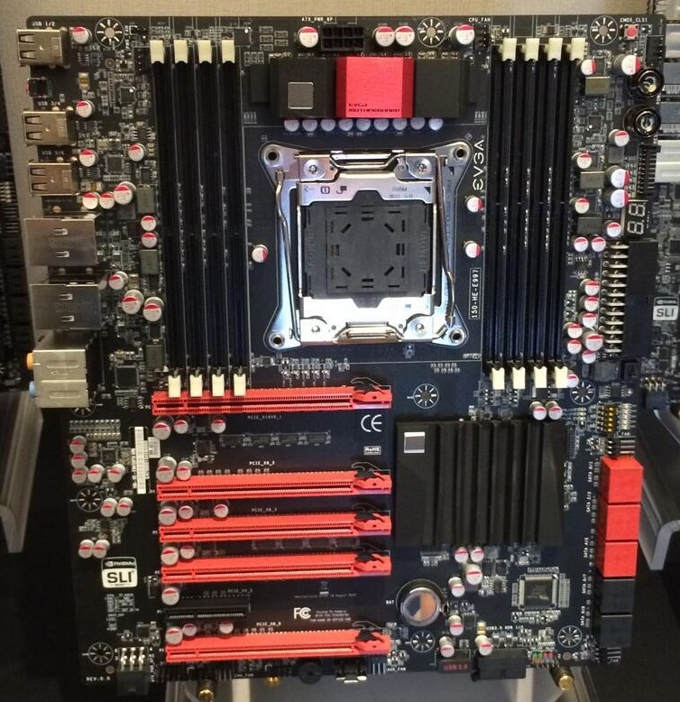 EVGA prototype carte mère X99