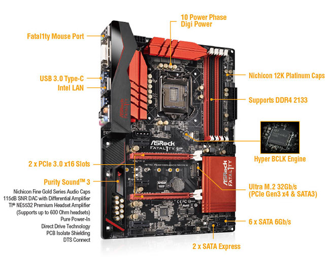 asrock h170 falality hyper