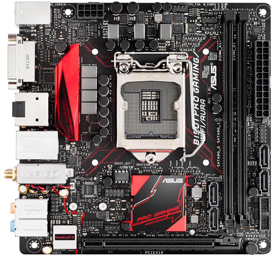 ASUS B150I Pro Gaming/WiFi/Aura