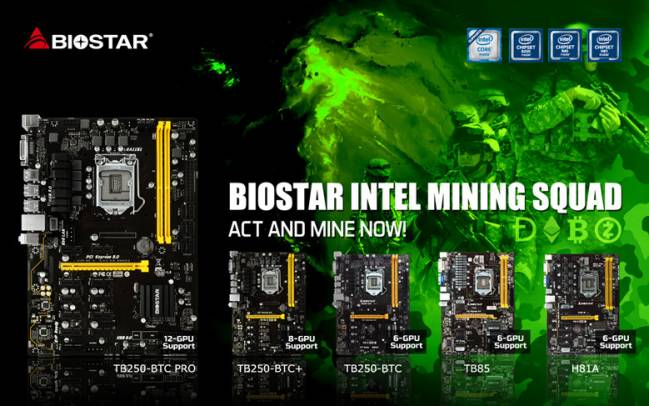 biostar lga1151 mining