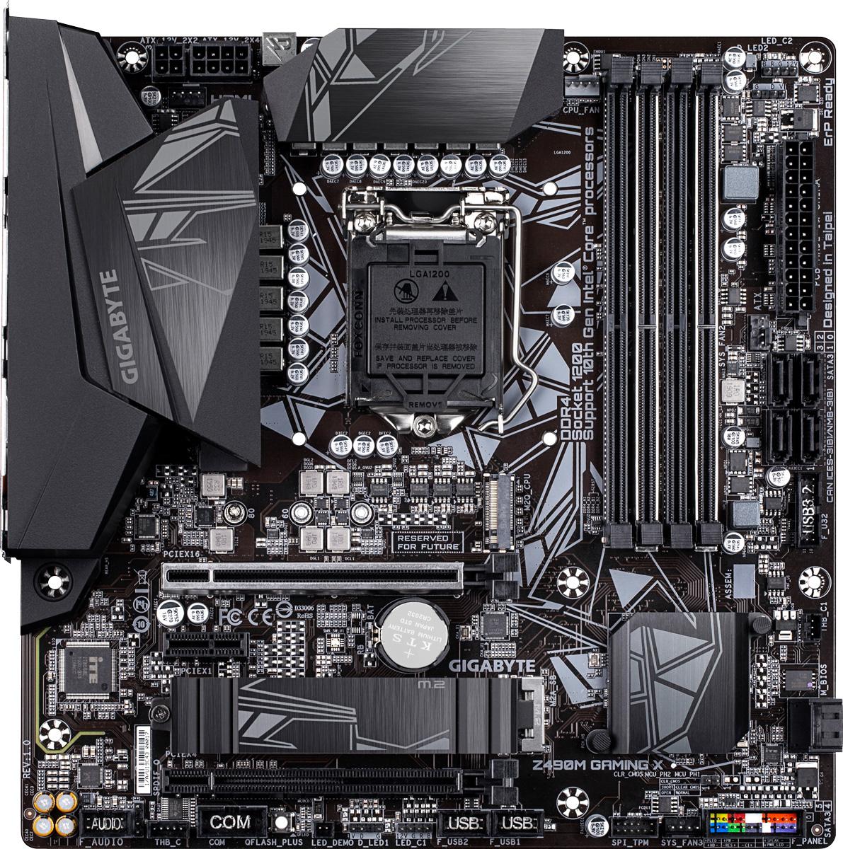 gigabyte z490m gaming x