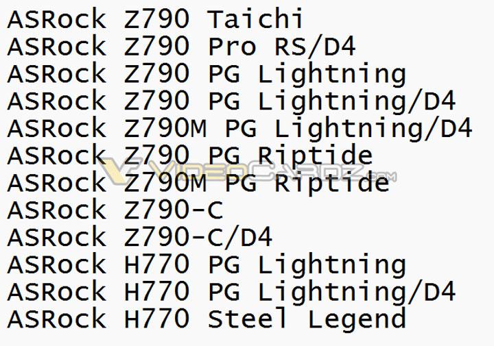 Raptor Lake avec DDR4, ASRock confirme !