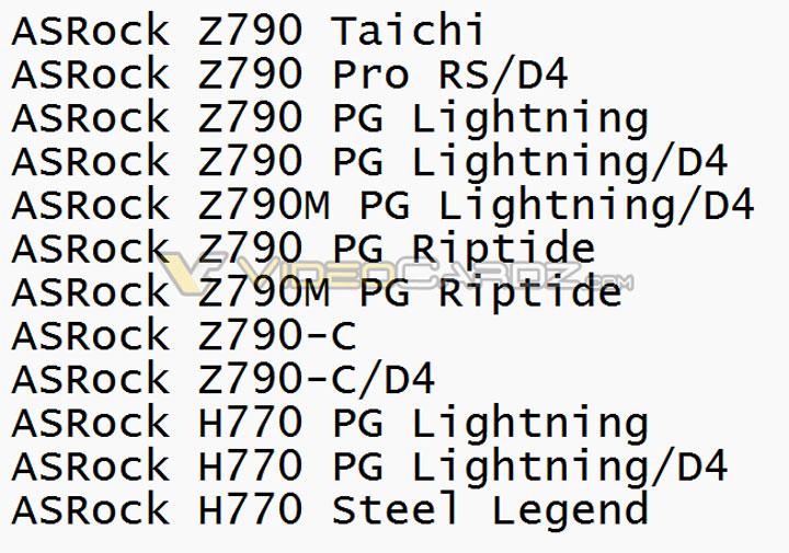 asrock chipset700 ddr5 ddr4