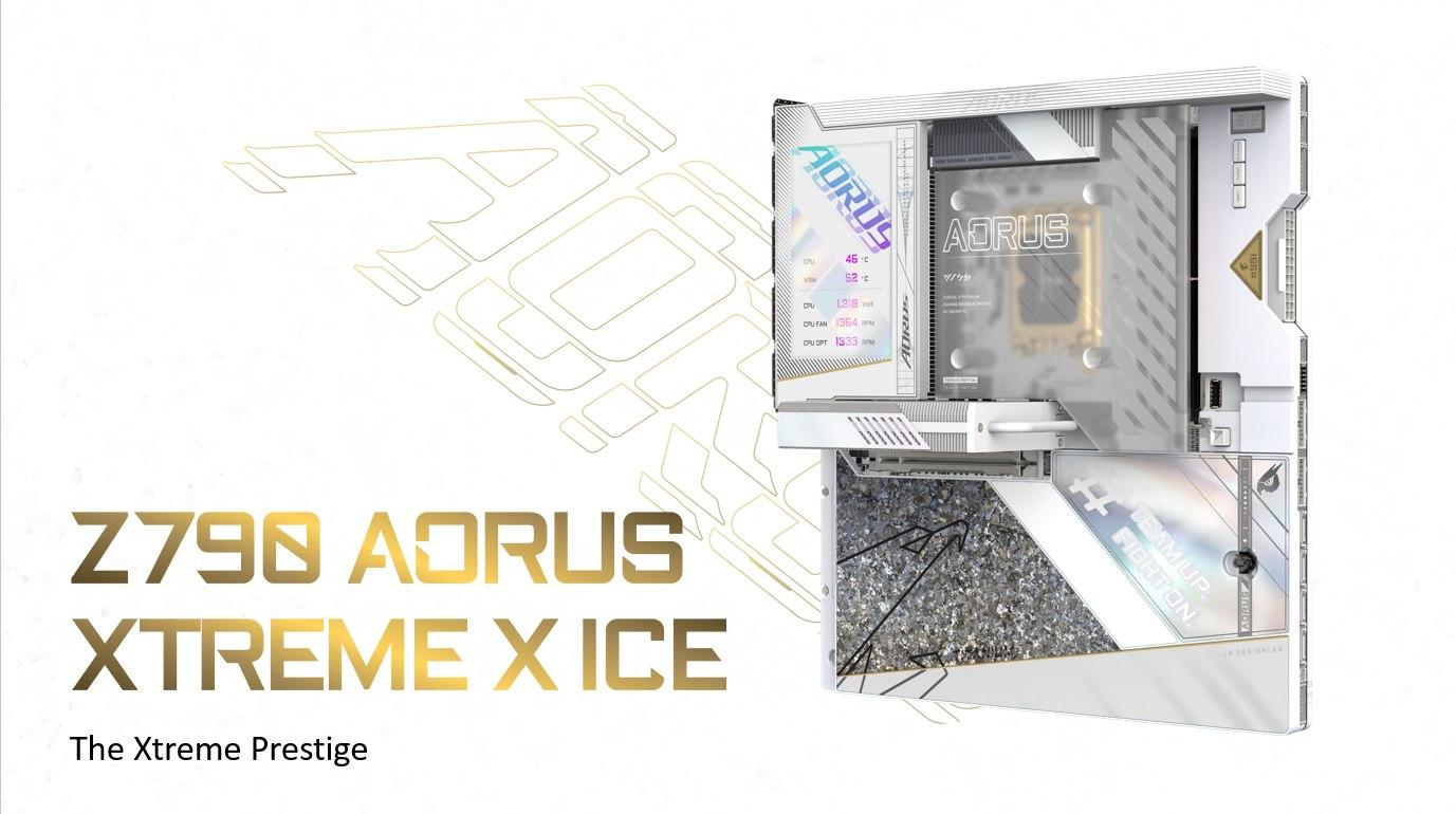 Pas assez cher mon fils : Aorus Xtreme Ice, un bundle Z790 + GPU qui friserait les 3000 ¬
