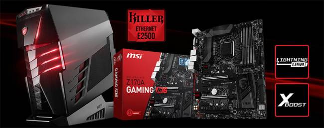 rivet msi z170a gaming m6 e2500