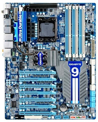 gigabyte ga-x58a-ud9 dessus