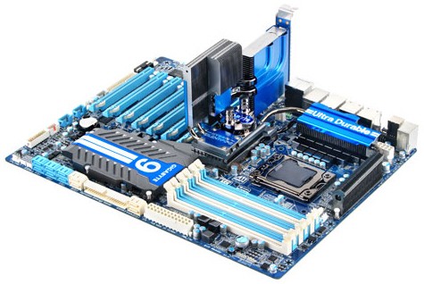 gigabyte ga-x58a-ud9 trois quart