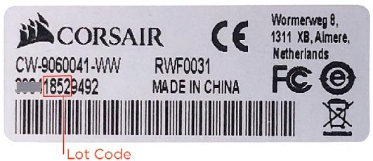 corsair h100i rgb platinum se autocollant fuite