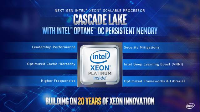 intel cascade lake ap slide