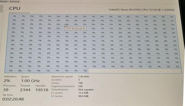 intel knl 7210 anandtech