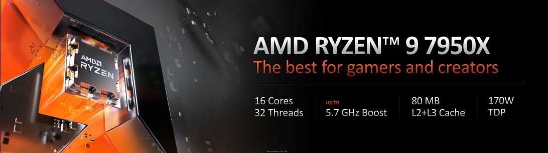 Le 7950X de chez AMD rentre en scène !