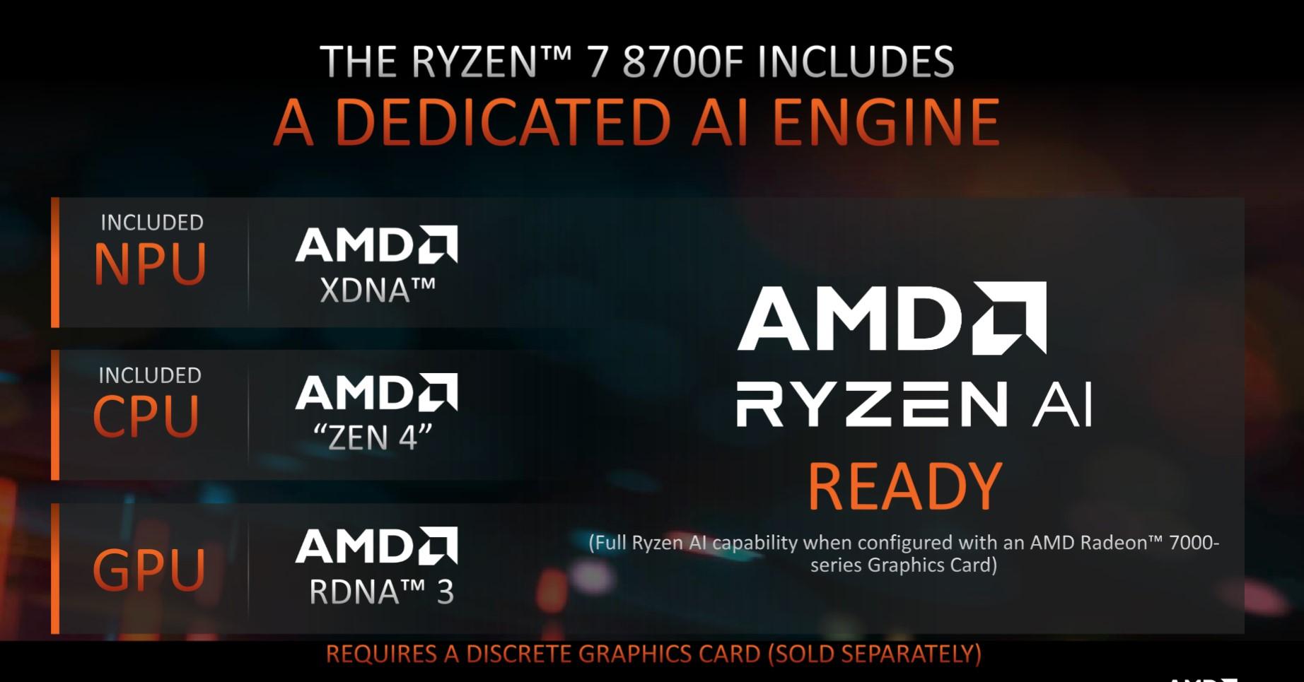 ryzen 7 8700f ai