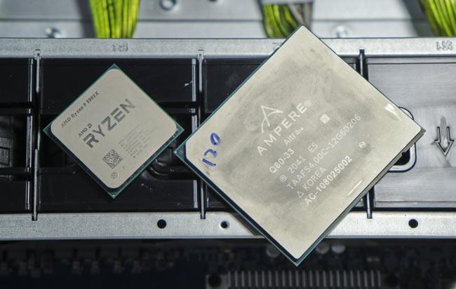 Le CPU pour serveurs Ampere Q80-33 ARM testé face aux EPYC et Xeon