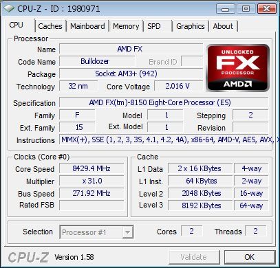 fx-8150 8429mhz