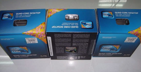 Core i5 750 boîte
