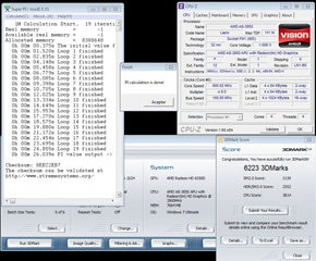 A8-3850 Super PI / 3DMark 06 [cliquer pour agrandir]