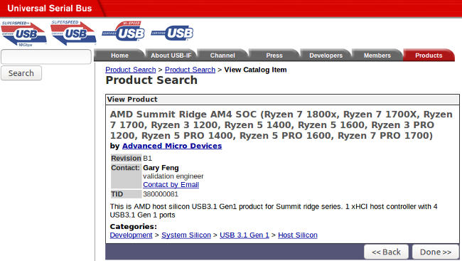amd certif usb 3 ryzen
