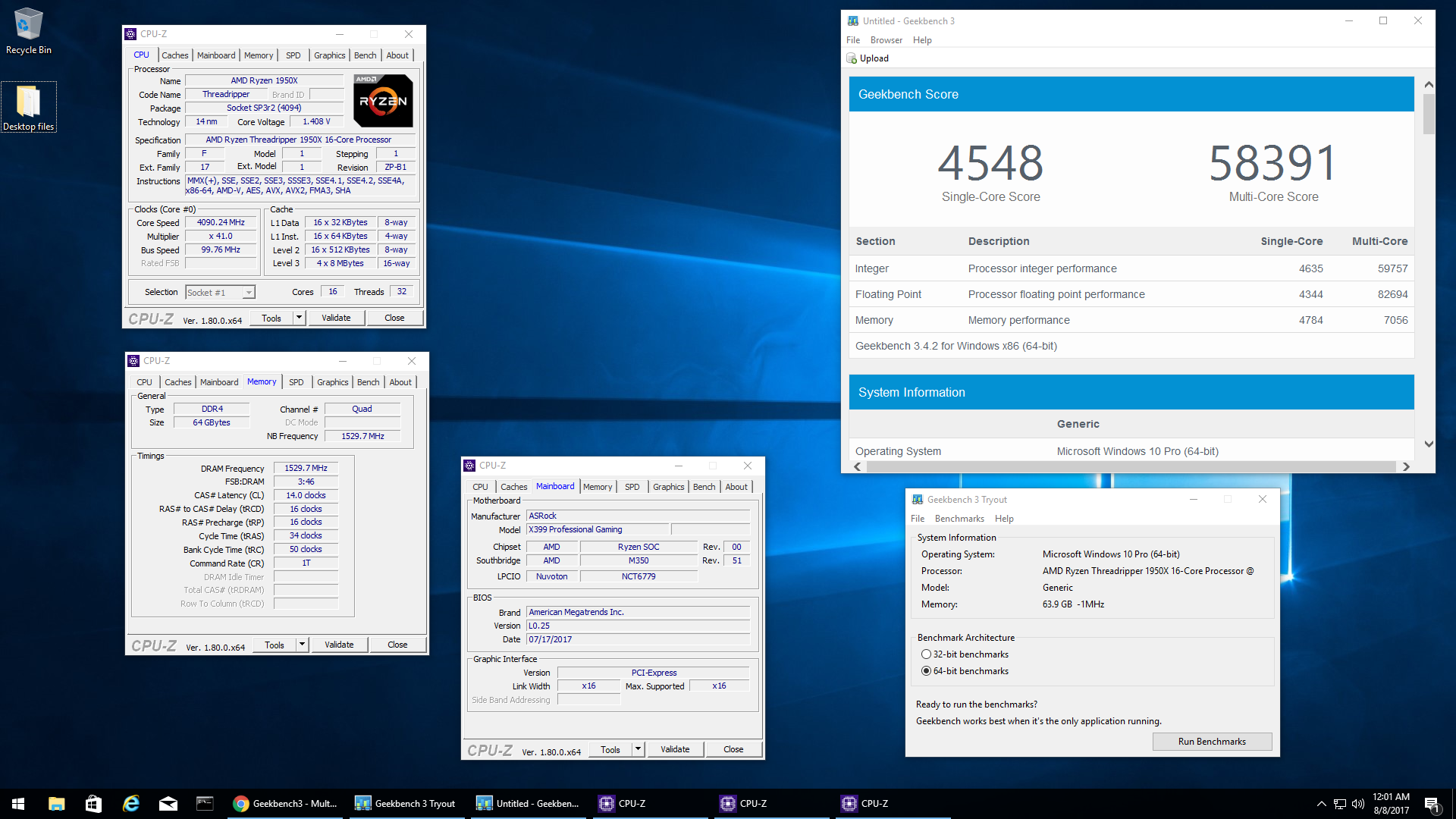 ryzen threadripper 1950x 4 1 ghz t