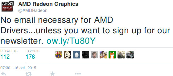 amd twitter troll nvidia gfe